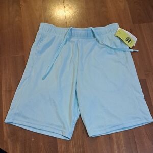 All in Motion Men's Light Blue Athletic Shorts